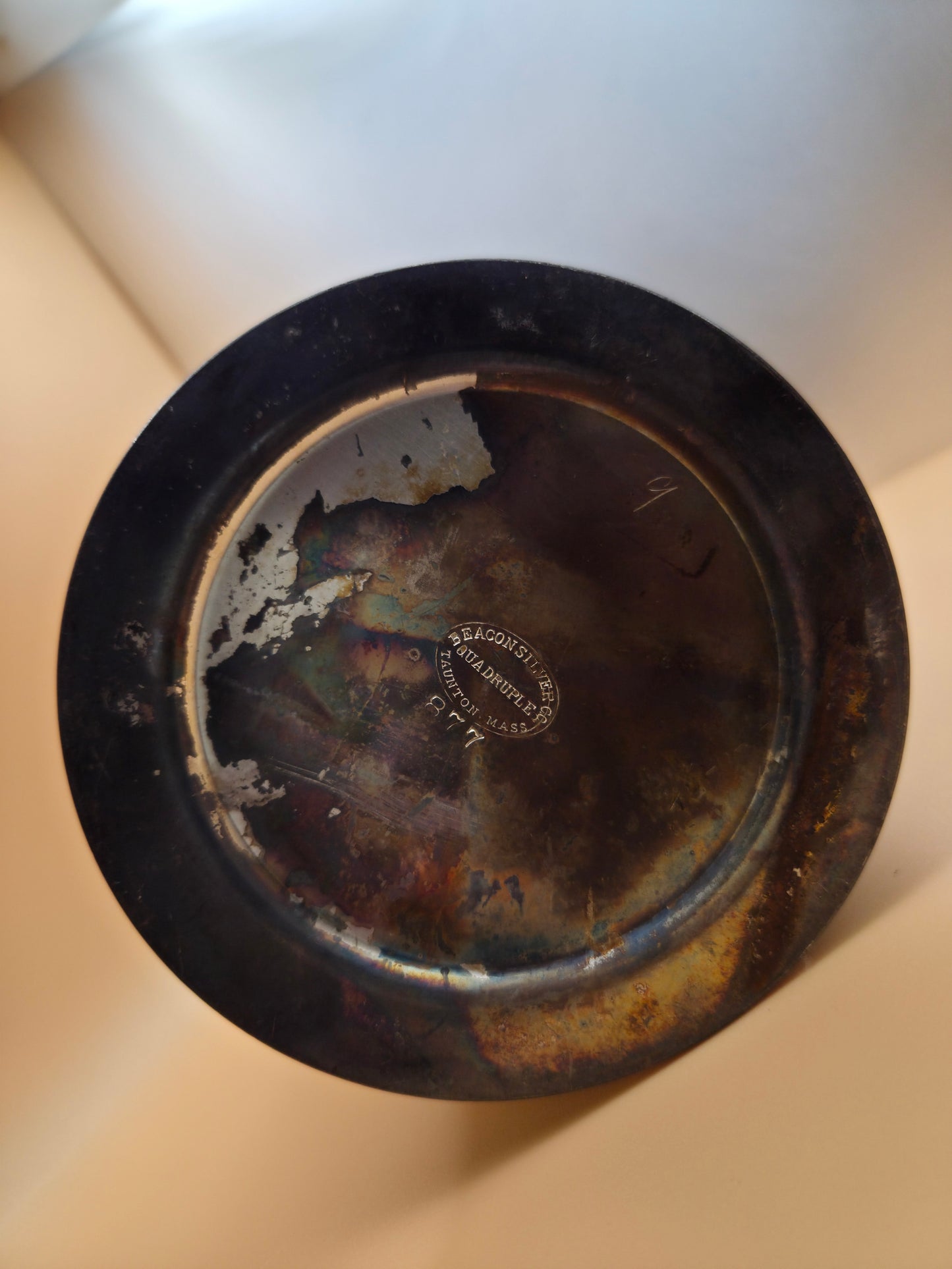 Antique Beacon Silver Co. Coffee Pot