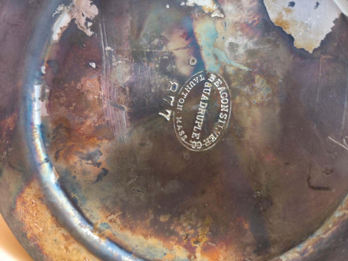 Antique Beacon Silver Co. Coffee Pot