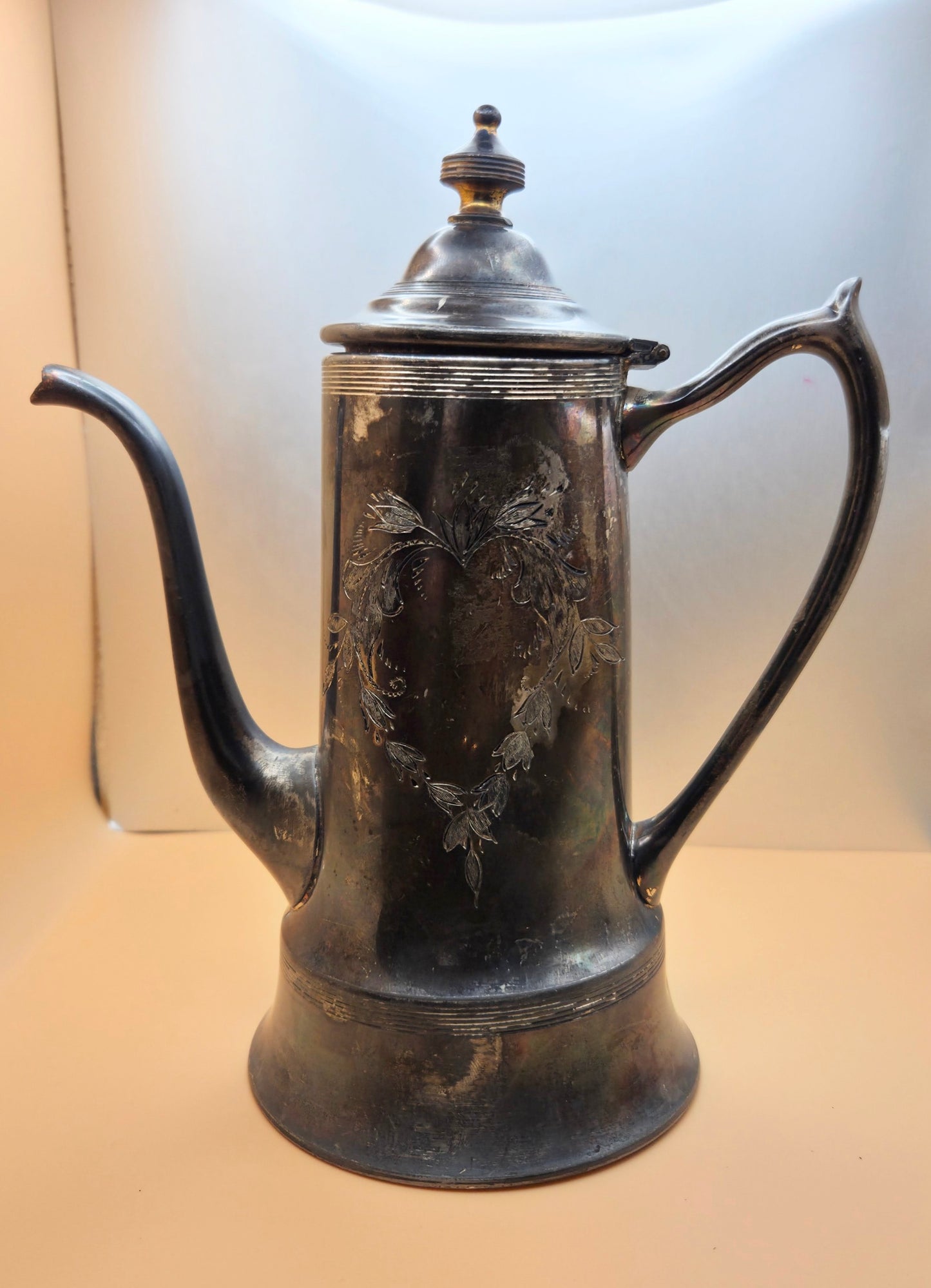 Antique Beacon Silver Co. Coffee Pot